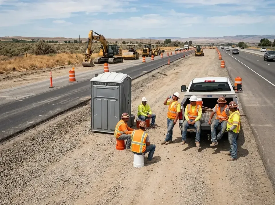 highway-road-construction-crew-007 — frequently asked questions, Porta Potty and Restroom Rentals in Follansbee, WV